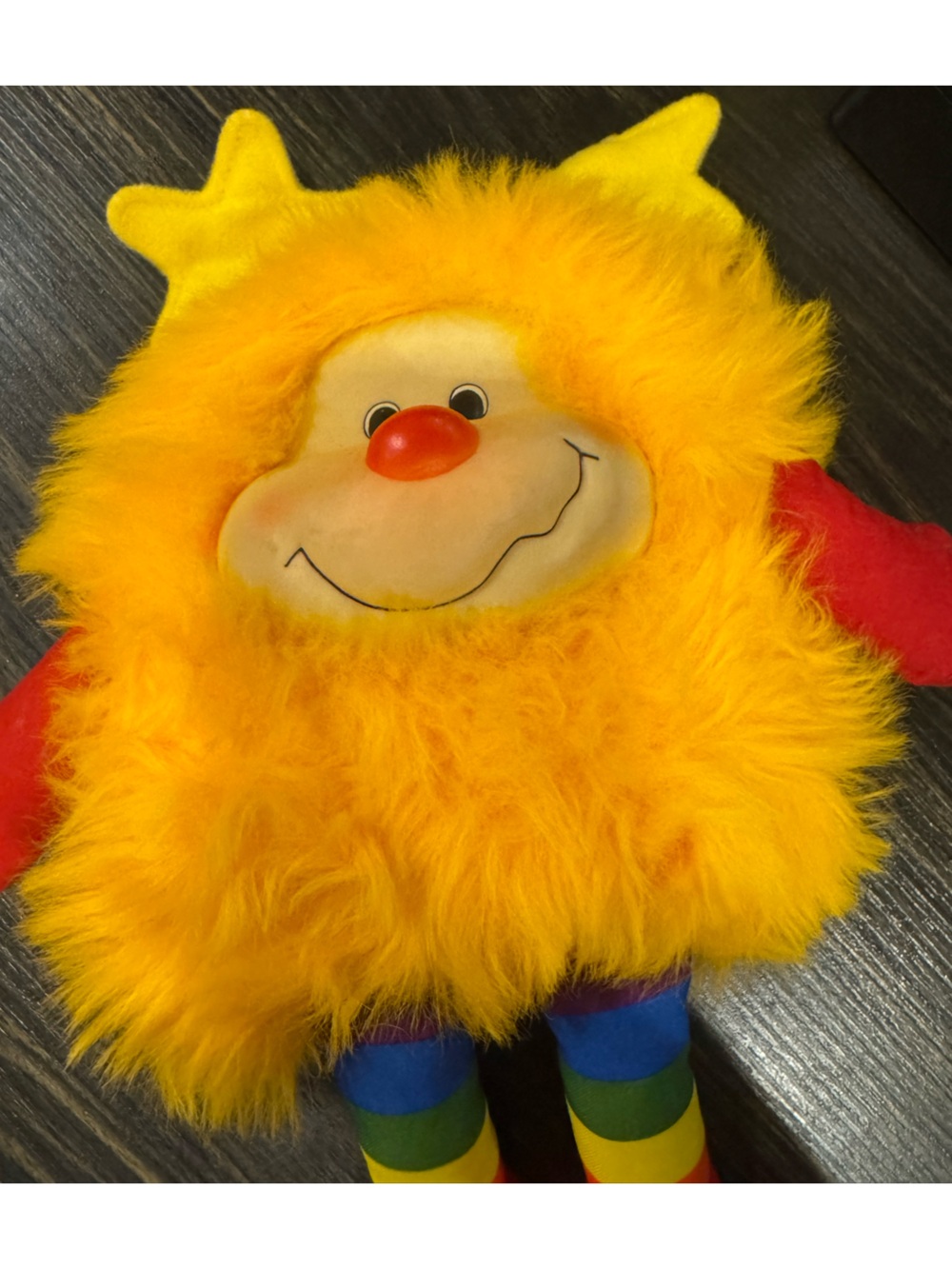 Rainbow Brite Yellow Sprite Plush Medium 14-24in Rainbow Legs Red Shoes - Picture 2 of 3